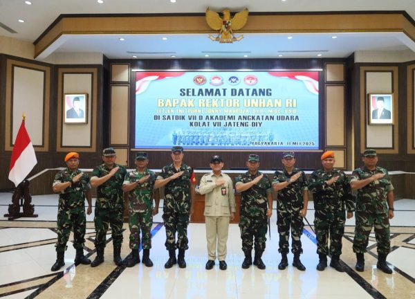 Gubernur AAU Terima Kunjungan Rektor Unhan RI, Tinjau Diksarmil SPPI Batch-3 Tahun 2025