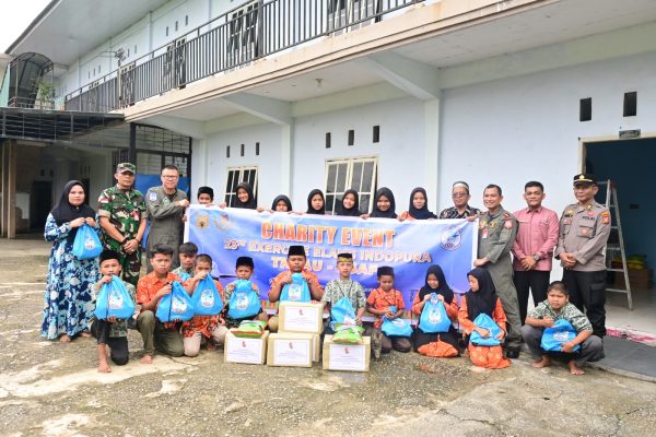 TNI AU dan RSAF Gelar Bakti Sosial, Wujud TNI AU AMPUH di Tengah Latma Elang Indopura XXIII