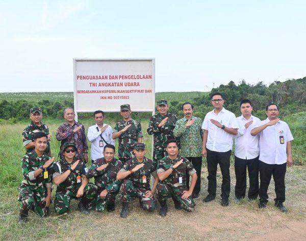 Disbtbau dan Kementerian ATR/BPN Tinjau Lahan Lanud Pangeran M. Bun Yamin, Perkuat Tata Kelola Aset TNI AU yang Transparan dan Akuntabel