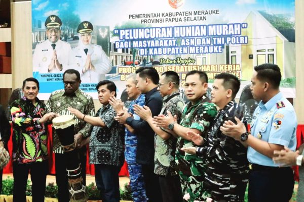 Satrad 244 Merauke Dukung Program Hunian Tanpa DP, Perkuat Sinergi Kesejahteraan Warga Perbatasan