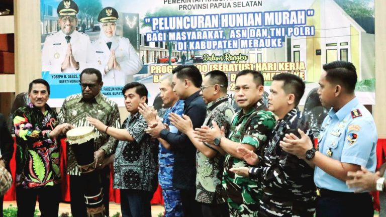 Satrad 244 Merauke Dukung Program Hunian Tanpa DP, Perkuat Sinergi Kesejahteraan Warga Perbatasan