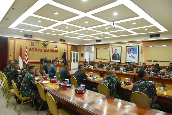Korps Marinir Terima Tim Audit Ketaatan Dan Kinerja Itjen TNI T.A. 2025