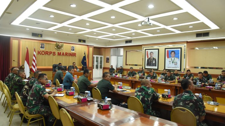 Korps Marinir Terima Tim Audit Ketaatan Dan Kinerja Itjen TNI T.A. 2025
