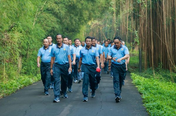 Wakasau Ajak Personel Mabesau Jaga Kebugaran Lewat Jalan Sehat, Wujud Gaya Hidup Sehat Prajurit TNI AU