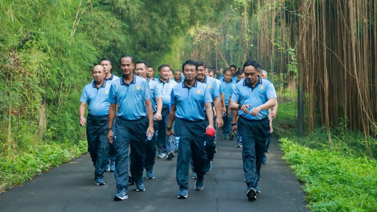 Wakasau Ajak Personel Mabesau Jaga Kebugaran Lewat Jalan Sehat, Wujud Gaya Hidup Sehat Prajurit TNI AU