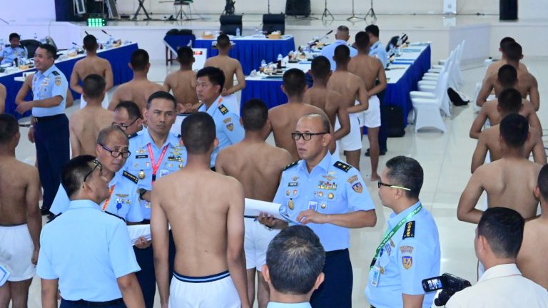 600 Calon Bintara TNI AU Lulus Seleksi Tingkat Pusat