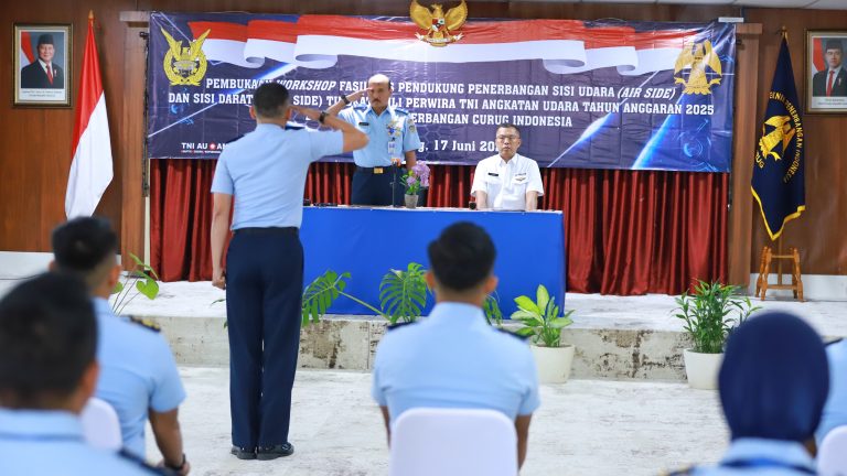 Puslaiklambangjaau Gelar Workshop Fasdukbang Tingkatkan Kompetensi Perwira TNI AU