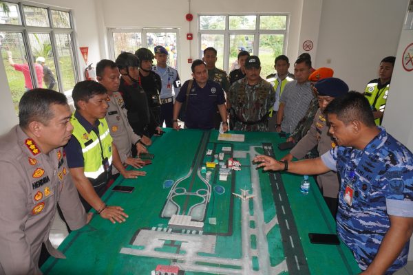 TNI AU Tanggap Darurat Ancaman Bom, Sinergikan Pengamanan Pendaratan Pesawat Saudi Airlines di Kualanamu
