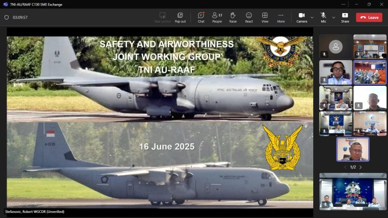 TNI AU dan RAAF Perkuat Sinergi Kelaikudaraan C-130