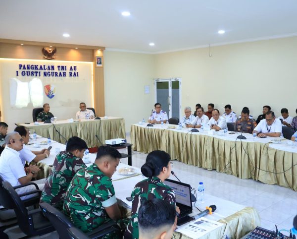 Lanud I Gusti Ngurah Rai Perkuat Sinergi Penanganan Force Down di Udara Bali