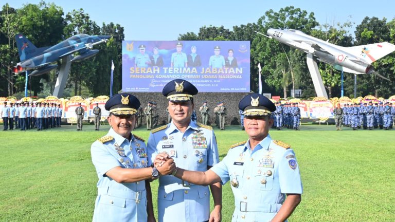Kasau Pimpin Sertijab Pangkoopsudnas, Tegaskan Peran Strategis Koopsudnas sebagai Garda Depan Pertahanan Udara