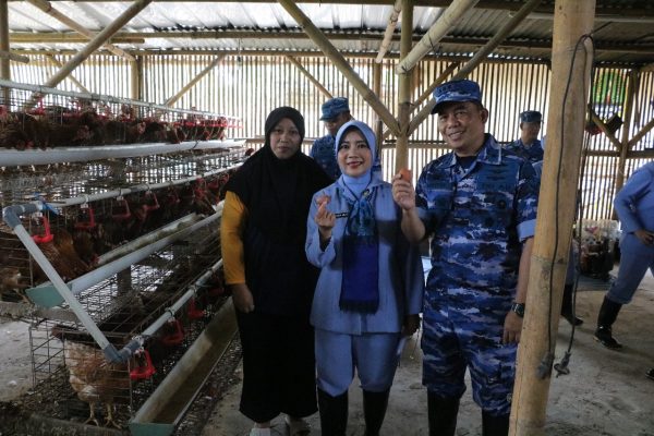 Danlanud Sulaiman Tinjau Kompi Produksi, Perkuat Peran dalam Ketahanan Pangan