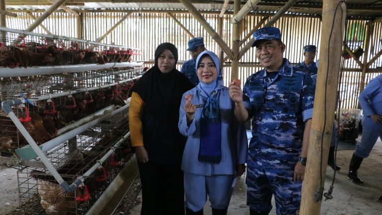 Danlanud Sulaiman Tinjau Kompi Produksi, Perkuat Peran dalam Ketahanan Pangan
