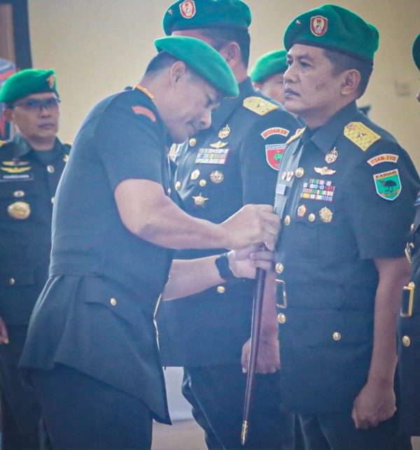 Jejak Pengabdian dan Harapan Baru, Pangdam Pimpin Sertijab Pejabat Utama Kodam XVIII/Kasuari