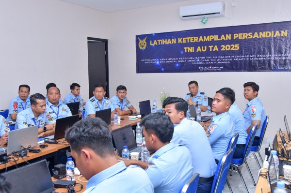 Hadapi Tantangan Keamanan Informasi Di Era Digital, Dispamsanau Selenggarakan Latihan Keterampilan Persandian TNI AU