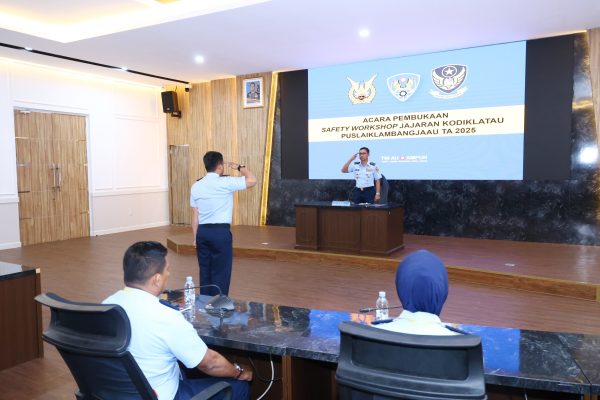Puslaiklambangjaau Gelar Safety Workshop Jajaran Kodiklatau