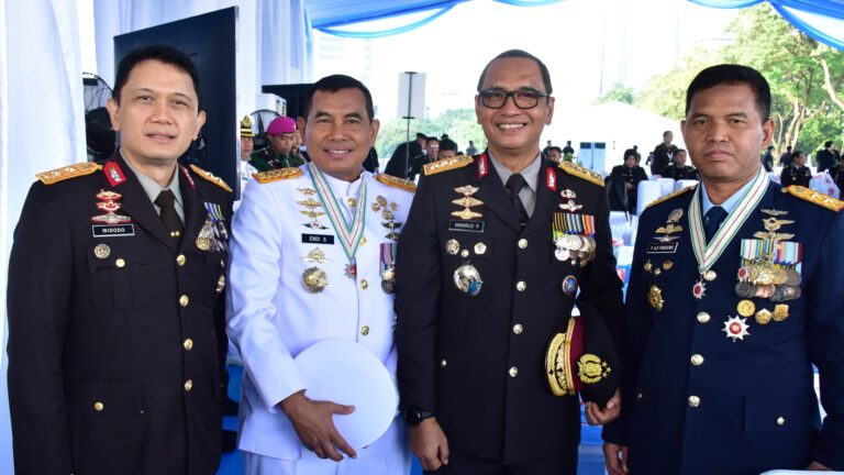 Jalin Sinergitas, Dankormar Hadiri Upacara Hari Bhayangkara Ke-79 Tahun 2025