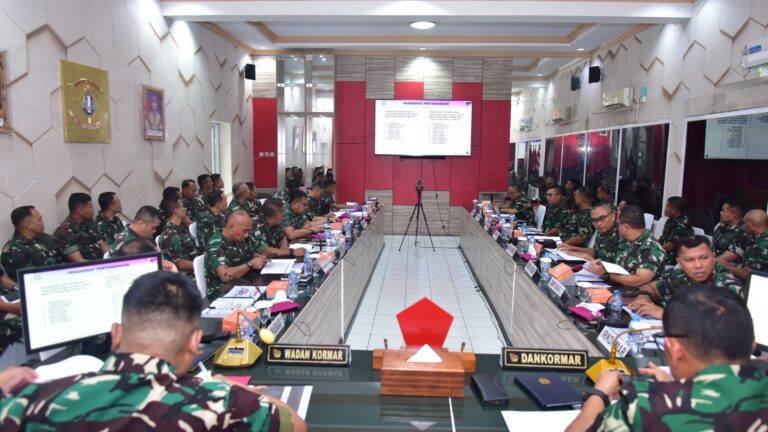 Dankormar Pimpin Rapat Kesiapan Poralwilbar dan Poralwiltim Tahun 2025