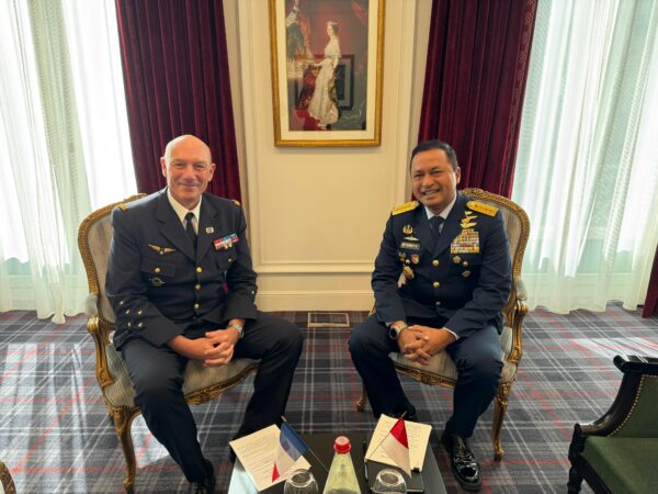 Kasau laksanakan Courtesy Call dengan Kepala Staf Angkatan Udara dan Antariksa Prancis