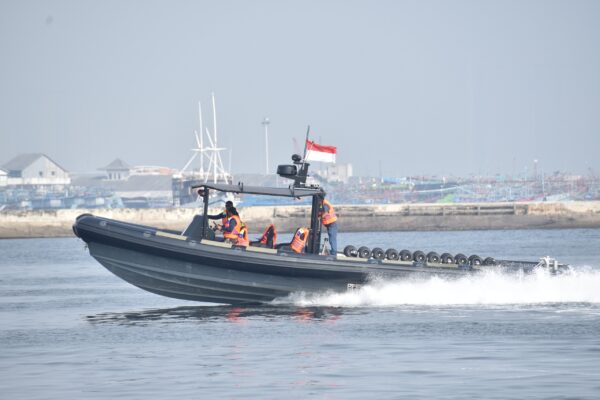 Dankormar Hadiri Uji Fungsi RBB Vampire Tactical Water Craft Interception