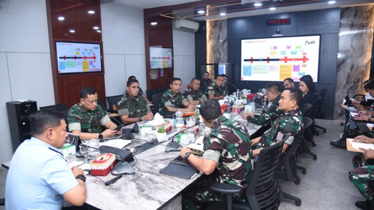 Wadan Kormar Hadiri Rapat Lanjutan Upacara Gelar Kesiapan Pasukan Operasional dan Kehormatan Militer