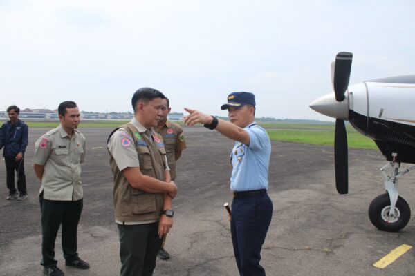 Lanud Sri Mulyono Herlambang Dukung Operasi Modifikasi Cuaca di Sumsel
