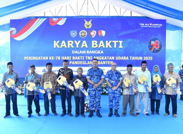 Kasau Pimpin Karya Bakti TNI AU di Pandeglang, Tegaskan Komitmen Pengabdian untuk Rakyat