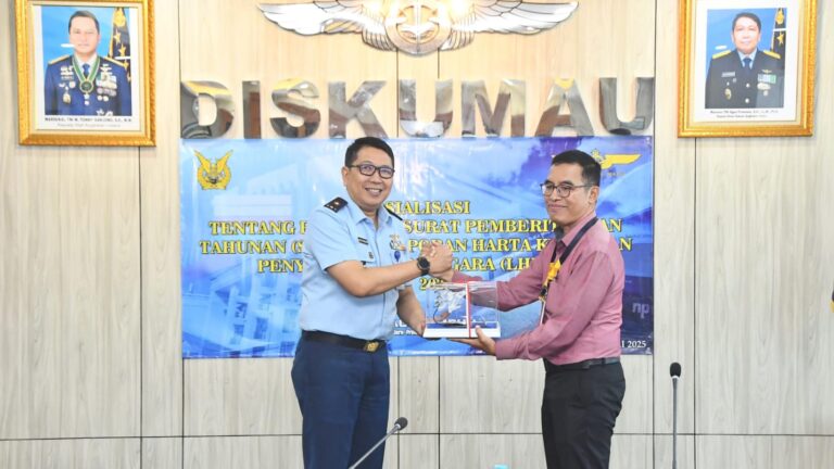 Diskumau selenggarakan Sosialisasi Pengisian SPT dan LHKPN TA 2025: Wujudkan TNI AU yang Transparan dan Akuntabel