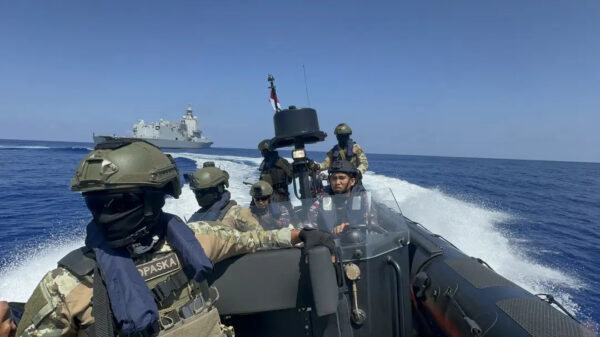 Perdana, KRI Brawijaya-320 Gelar Latihan Bersama Angkatan Laut Mesir Di Laut Mediterania