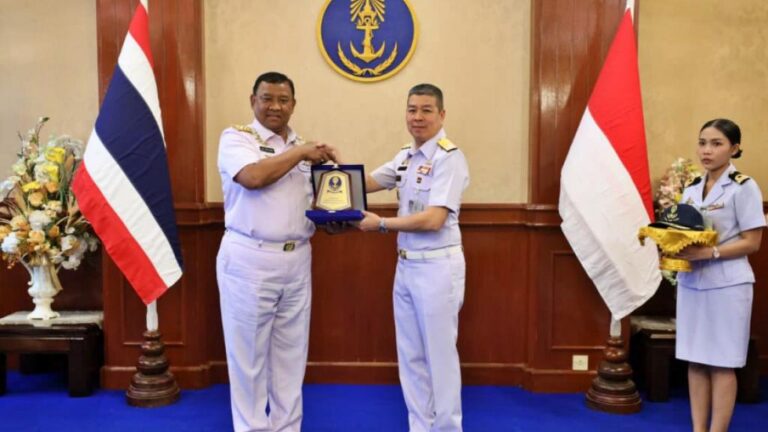 Perkuat Hubungan Diplomasi, TNI AL Laksanakan Kunjungan Kehormatan kepada Admiral Royal Thai Navy