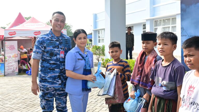TNI AU Wujudkan Kepedulian Sosial Melalui Aksi Bakti di Pekanbaru