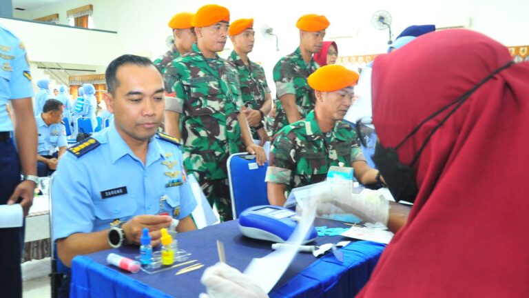 Lanud Adisutjipto Gelar Donor Darah dan Pemeriksaan Kesehatan Gratis