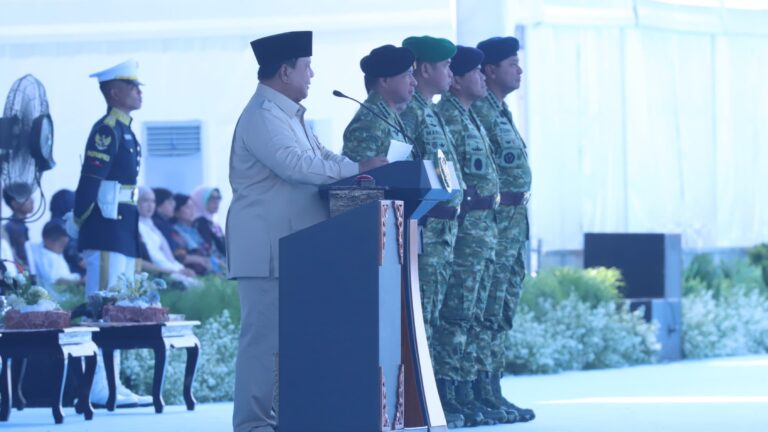 Presiden Prabowo: Jadi Prajurit adalah Kehormatan dan Panggilan untuk Berkorban