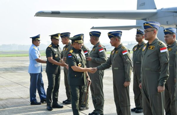 Satgas Garuda Merah Putih-II Akan Dikirimkan ke Gaza, KASAU Hadiri Upacara Pemberangkatan Satgas Merah Putih-II