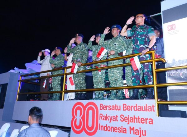KASAU Saksikan Karnaval Bersatu HUT ke-80 Kemerdekaan RI