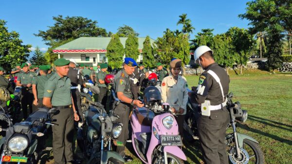Pomdam XVIII/Kasuari Peduli, Bangun Kesadaran Berlalulintas Bagi Prajurit