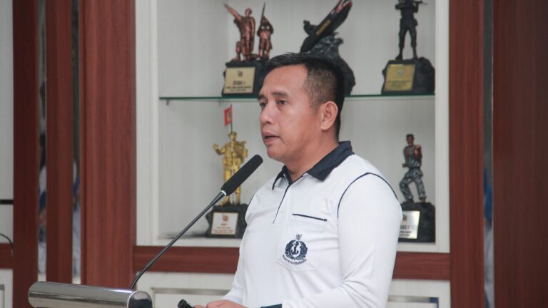 Danlanmar Jakarta Ikuti Olahraga Bersama Perwira Marwilbar Serta Peresmian Sarana dan Prasarana UMKM Prinkopal Lanmar Jakarta