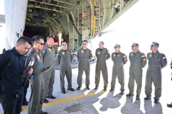 Hari Keempat, Satgas Garuda Merah Putih-II Kembali Airdrop Bantuan ke Gaza