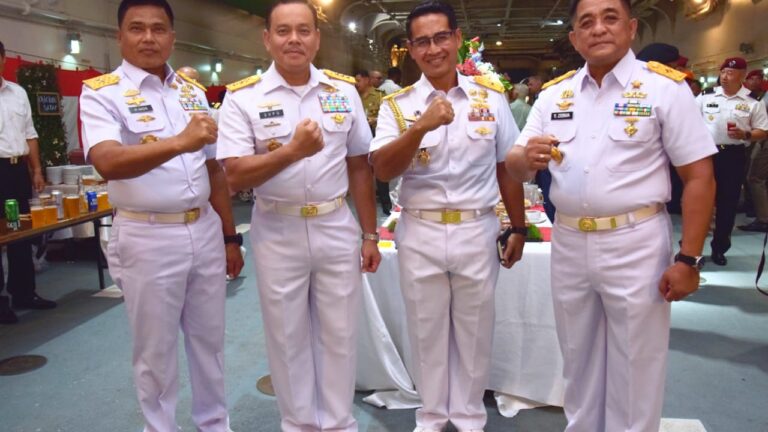 Menjaga Tali Silahturahmi – Kas Kormar Hadiri Jamuan Makam Malam di Kapal Perang JS Osumi