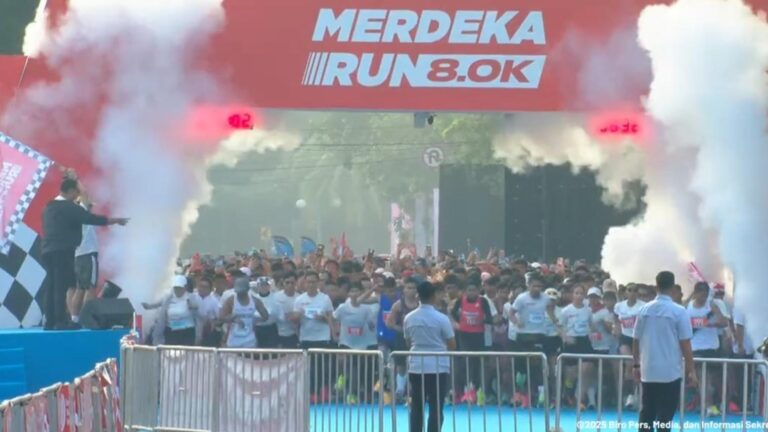 Pesawat TNI AU Semarakkan Merdeka Run 8.0K