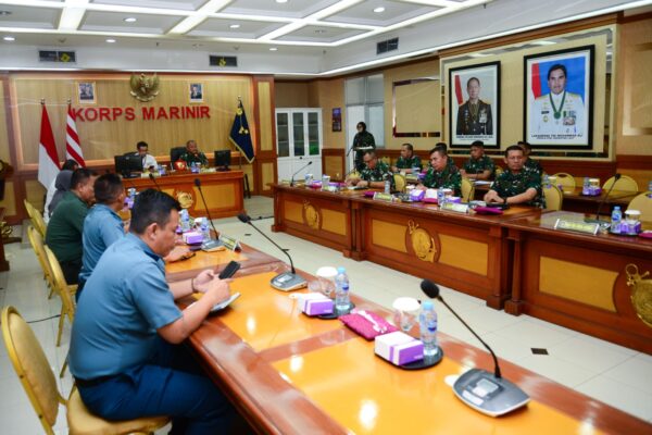 Pangkormar Terima Tim BPK RI Dalam Pemeriksaan Pendahuluan Penghapusan dan Pemusnahan Alutsista dan Amunisi