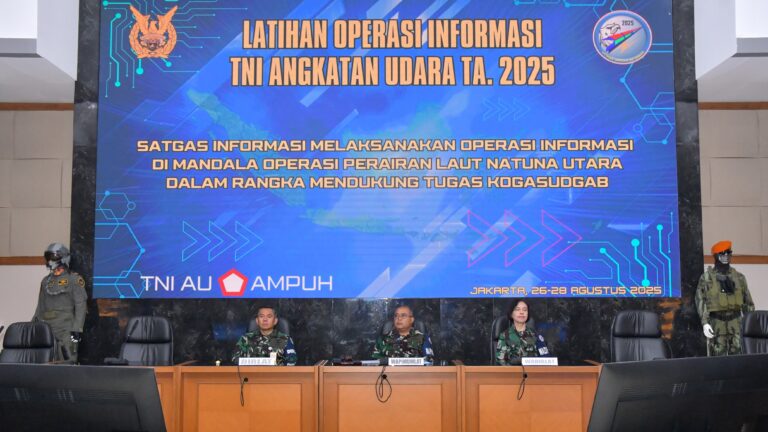 TNI AU Gelar Latihan Operasi Informasi 2025