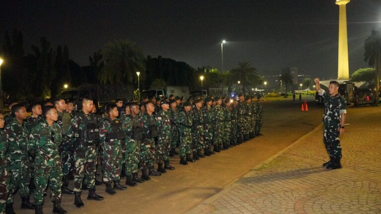 Patroli TNI AD Terus Berjalan, Komitmen Jaga Kondusifitas Bagi Warga Ibu Kota