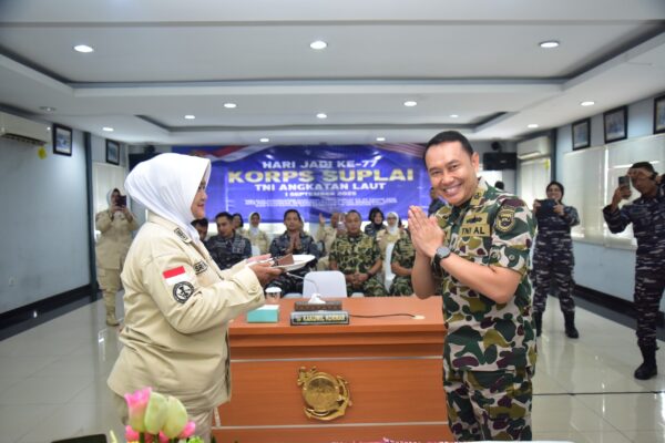 Kakuwil Kormar Mengikuti Syukuran Hari Jadi Korps Suplai ke-77 TNI AL