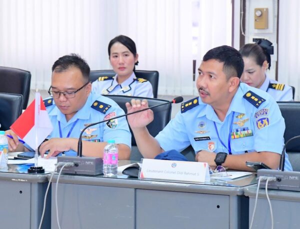 Dua Perwira TNI AU Ikuti ASEAN Air Force HADR Table Top Exercise di Thailand