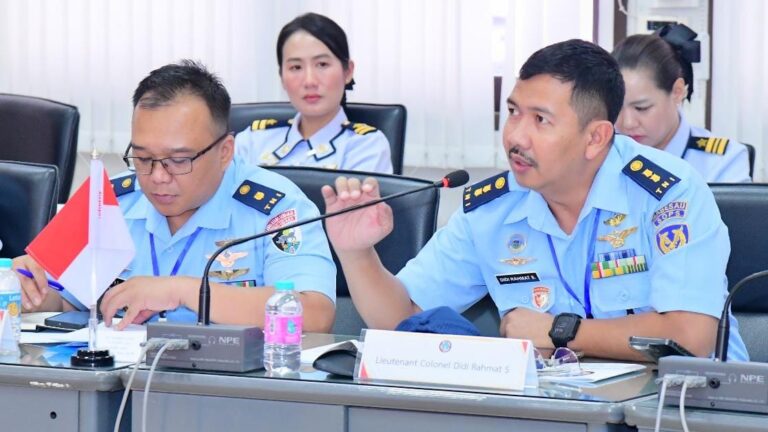 Dua Perwira TNI AU Ikuti ASEAN Air Force HADR Table Top Exercise di Thailand