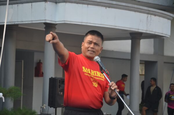 Kas Kormar Tekankan Prajurit Marinir Humanis dan Mawas Diri Hadapi Aksi Massa