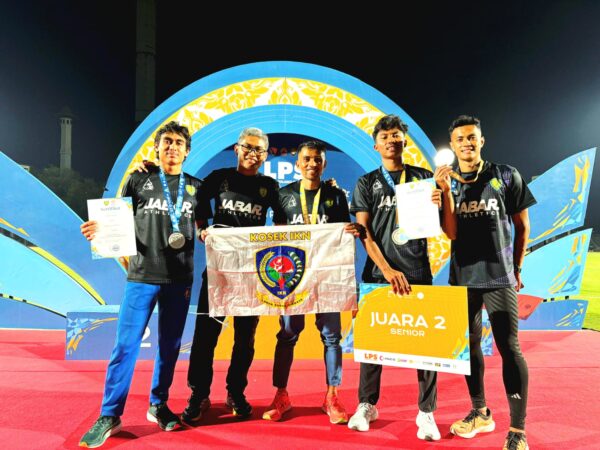 Prajurit TNI AU Antarkan Tim Jabar Raih Juara II Estafet 4×400 Meter Kejurnas Atletik