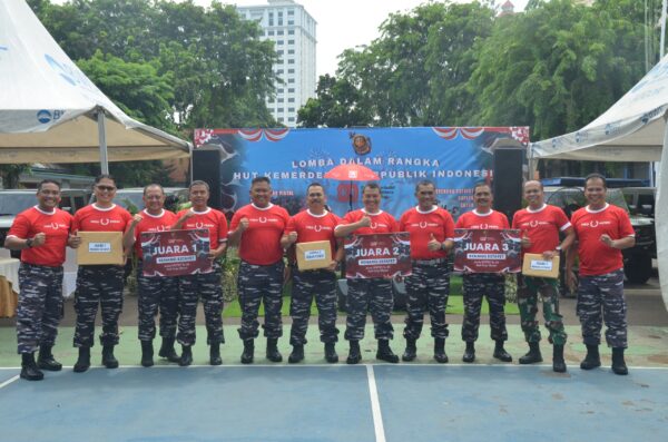 Penuh Semangat Nasionalisme Staf Ahli Korps Marinir Apresiasi Juara Lomba HUT RI ke-80