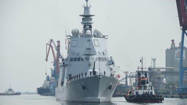 Frigate Terbesar se-Asia Tenggara Milik TNI AL, KRI Brawijaya-320 Tiba di Tanah Air